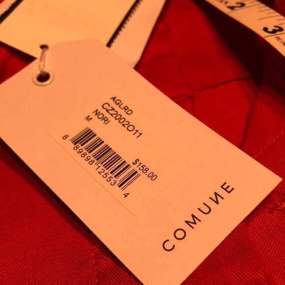 Comune burnt orange jacket. Cotton tencel spandex Size M drawstring … - Picture 8 of 16